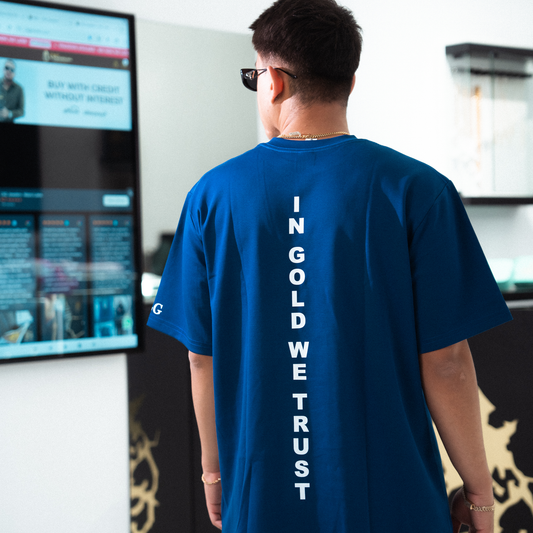 Heart / Panther Dark Blue T-Shirt