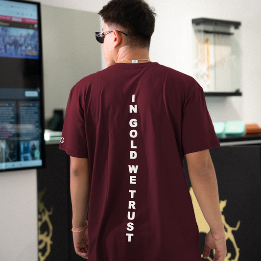 Heart / Panther Red Wine T-Shirt