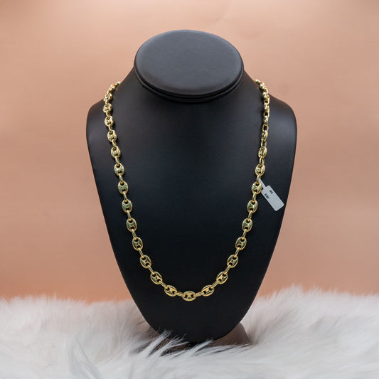 10K Yellow Gold Gc Chain / 19.7gr / 7.5mm / 26in