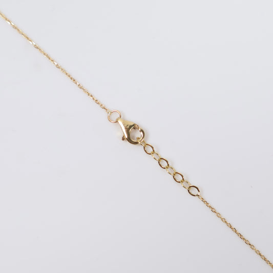 18K YG Black Clovers Chain / 5.1gr / 1mm / 18in /