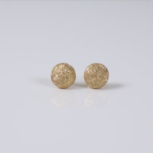 14K Yellow Gold Fashion Stud Earrings / 2.5gr