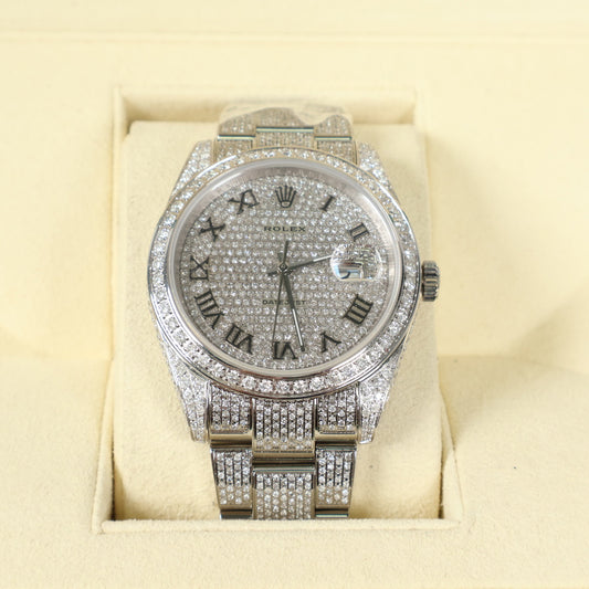 Rolex Bustdown Roman Numbers 2021 Watch / 41mm /