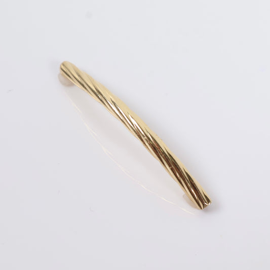 18K YG Spiral Cylinder Ironwork / 0.56gr / 1.5in /