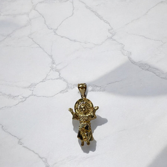 14K Yellow Gold Divino Nino Pendant / 1.8gr