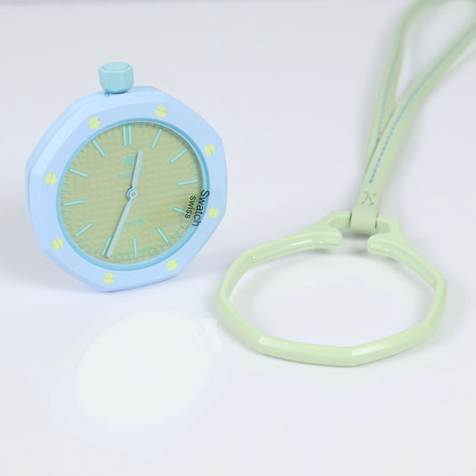 Swatch X Audemars Piguet Bioceramic Royal Pop Blaue Acht Watch / 40mm