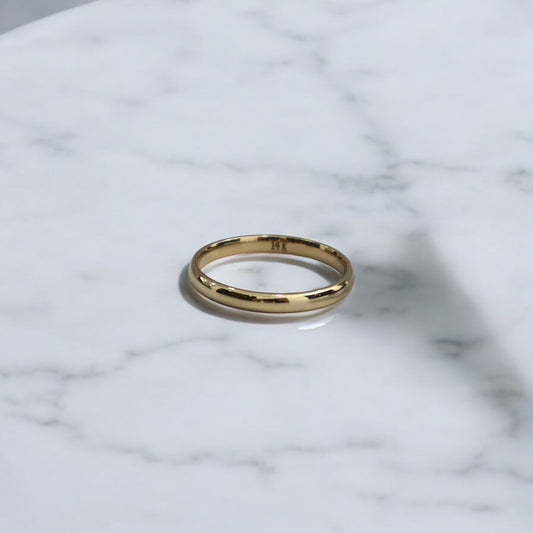 14K YG Luxury Engagement Ring / 1.60gr / 3mm / Sz 6