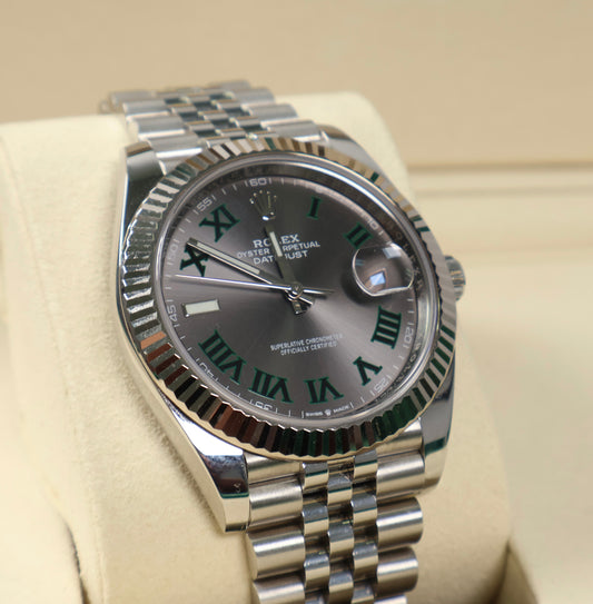 Rolex Wimbledon Jubilee Band 126334 2026 Full Set Watch / 41mm /