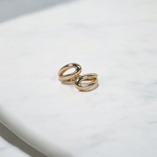 10K YG Vintage Rings / 3.15gr / Sz 7 /