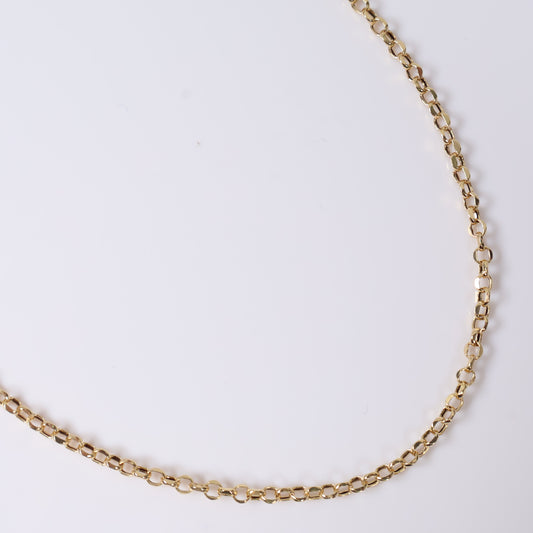 14K YG Roll-on Chain / 2.7gr / 2mm / 18in /