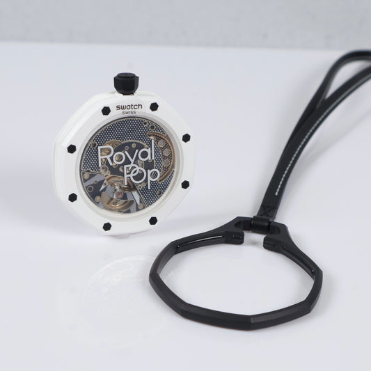 Swatch x Audemars Piguet AP Bioceramic Royal Pop Ocho Negro Watch / 40mm