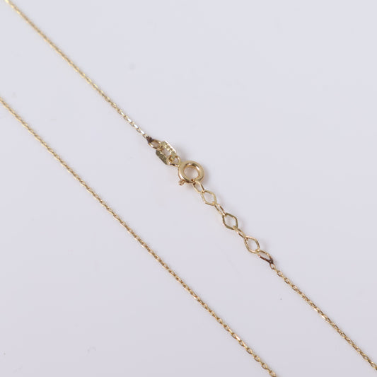 14K Yellow Gold Letter R Jewelry Set / 1.6gr
