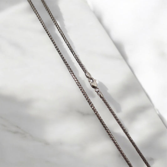 10K WG Franco Link Chain / 8.33gr / 2.14mm / 16in