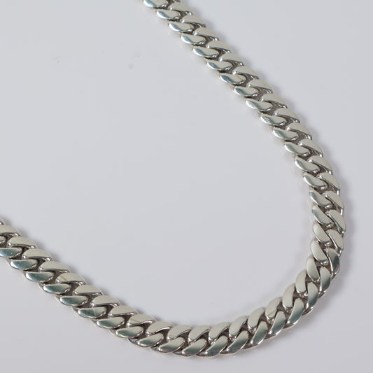 Silver 999 Cuban Links Chain / 145.8gr / 10mm / 22in /