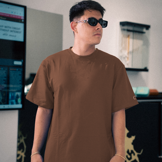 In Gold We Trust Brown T-Shirt