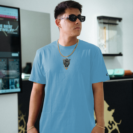 Heart / Panther Celeste T-Shirt