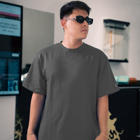 In Gold We Trust Dark Grey T-Shirt