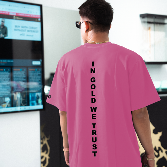 Heart / Panther Fucshia T-Shirt