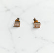14K Yellow Gold Diamond Stud Earrings 0.70Ct / 2.2gr