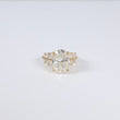 14K YG Lab Diamond Oval Cut Brilliant With Certificate Engagement Ring / 6.8gr / Sz 6 1/4 / 5.43Ct Lab Dia / F / VS1