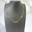 18K Three Colour Gold Luxury  Chain With Charms / 5gr / 2.8mm / 18in