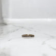 14K Yellow Gold Fashion Engagement Ring With Zircons / 1.2gr / Size 7