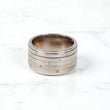 18K WG Diamond Twist Rings / 21.9gr / Sz 10 / Wt Dia