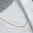 10K Yellow Gold Box Link Chain / 2.2gr / 0.8mm / 18in