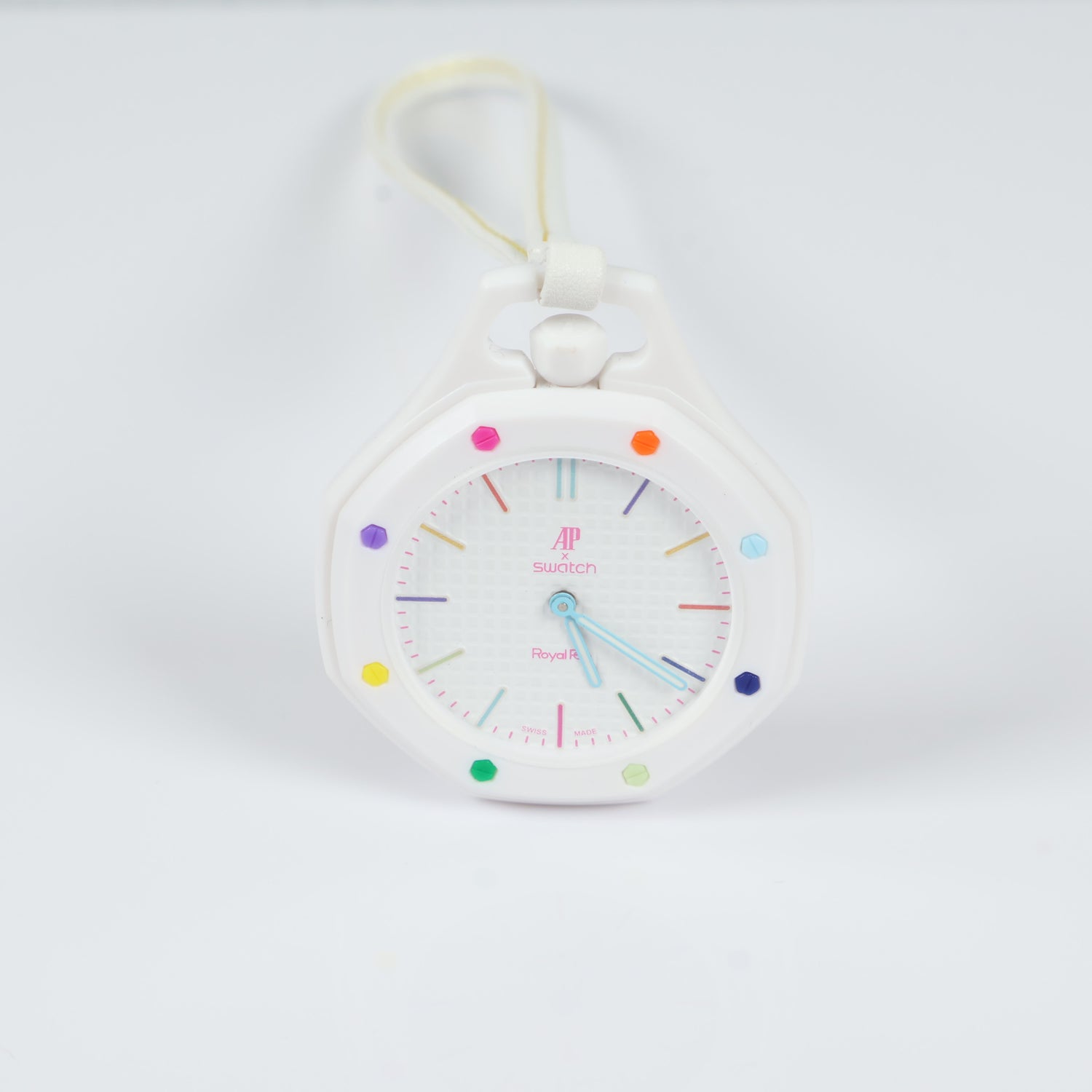 Swatch X Audemars Piguet Bioceramic Royal Pop Huit Blanc Watch / 40mm
