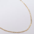 18K YG Paper Clip Chain / 1.33gr / 2mm / 18in /