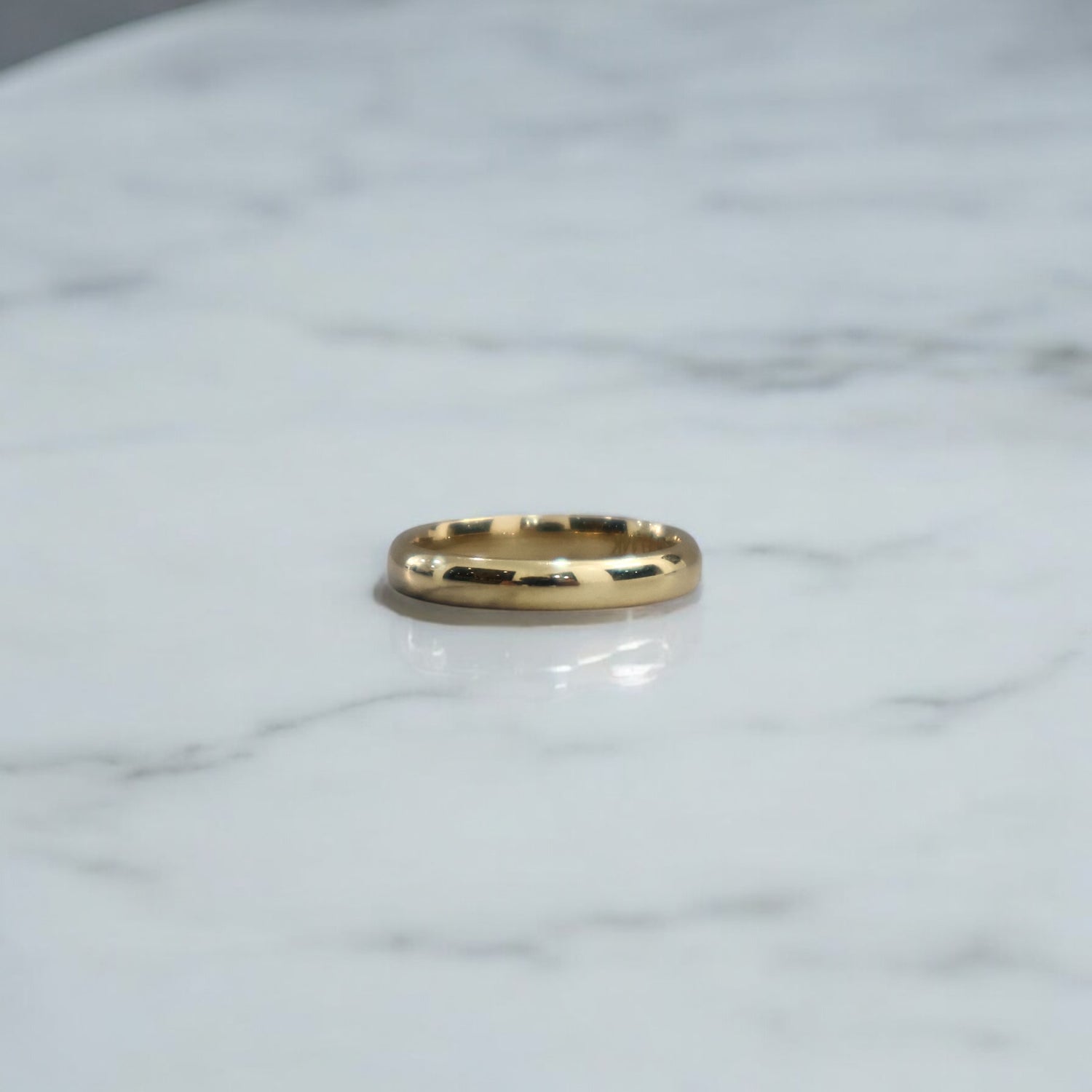 14K YG Luxury Engagement Ring / 1.60gr / 3mm / Sz 6