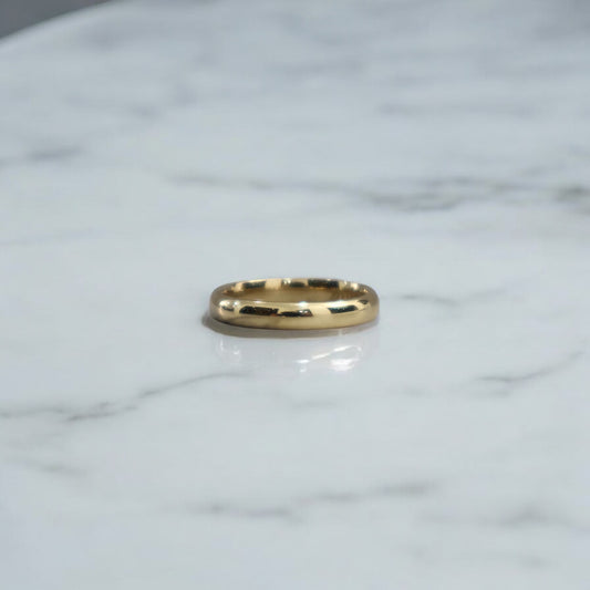 14K YG Luxury Engagement Ring / 1.60gr / 3mm / Sz 6