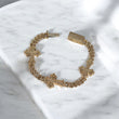 10K YG Bustdown-Crosses Bracelet / 29gr / 7.5mm / 8in / 2.62Ct Dia