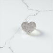 10K WG Reverse Diamond Heart Rings / 6.3gr / Sz 7 / D-1.30Ct
