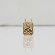 18K YG Sacred Heart Of Jesus Ironwork / 1.05gr / 0.6in /