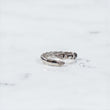14K WG Snake Rings / 4.1gr / Sz 9.5 / White Zircons