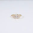 14K YG Lab Diamond Oval Brilliant Engagement Ring / 2.7gr / Sz 6.5 / 1.05Ct Lab Dia / E / VS1