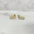 14K Yellow Gold Lab Diamond Luxury  Stud Earrings 1.80Ct Lab Dia Vs / 2.83gr