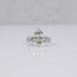 14K WG Lab Diamond Marquise Brilliant With Certificate Engagement Ring / 3.4gr / Sz 7 / 4.48 CTTW Lab VS / E-F