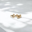 10K YG Diamond Butterfly - Letter S Rings / 2,2gr / Sz 7 / 0.07Wt Dia