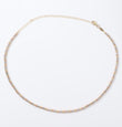 14K 3 Tone Military Balls Diamond Cut Chain / 7.2gr / 2.6mm / 16in /