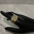 14K Yellow Gold Diamond Presidential Ring 2Ct Dia / 9.67gr / Size 9 3/4