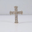 10K YG Diamond Cross Pendant / 6.1gr / 1.5in / 1.73Ct Dia