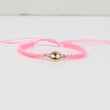 18K YG Modern Designer Link - Diamond Cut Balls Bracelet Tejido / 0.49gr / 4mm /