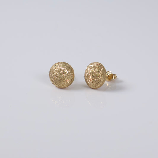 14K Yellow Gold Fashion Stud Earrings / 2.5gr