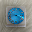 Rolex Face Sky Blue Diamond Letter Aftermarket Ct Dia