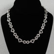 10K WG Diamond Infinite - Heart Chain / 49gr / 12mm / 17in / D-6.16Ct