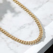 14K YG Cuban Links Chain / 147.47gr / 9mm / 24in /