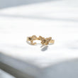 10K YG Diamond Butterfly - Letter E Rings / 2.21gr / Sz 7 / 0.07Wt Dia