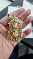 10K Yellow Gold San Lazaro Pendant / 42.8Gr