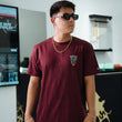 Heart / Panther Red Wine T-Shirt